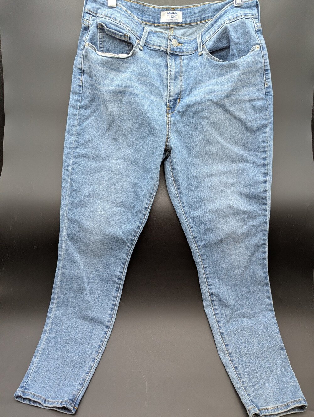 Denizen from levi's Jeans Size 32 Womens High Rise Skinny Medium Wash Blue Denim